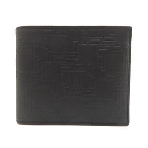 Dunhill logo bifold leather wallet for men